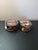 1980s Pair of Safari Theme Soapstone Coasters Set of 6 With Holder From Kenya For Sale - Image 4 of 5