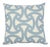 Schumacher X Trina Turk Santorini Print Indoor & Outdoo 20" Pillow in Sky For Sale