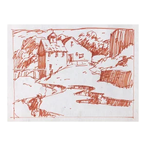 1950s Norman Kent Mill and Stream