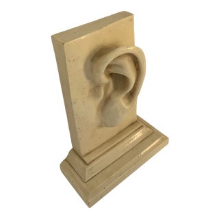 Giant Surreal Ear Pop Art Sculpture Post Modern Bookend - Fornasetti Style For Sale