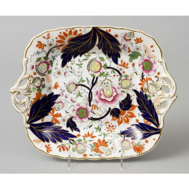 Derby Porcelain Derby Dessert Plates, Pair, Circa 1800 For Sale - Image 4 of 5
