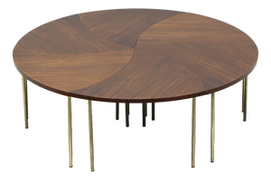 Vintage Coffee Tables by Peter Hvidt & Orla Mølgaard-Nielsen for France & Søn, 1955, Set of 6