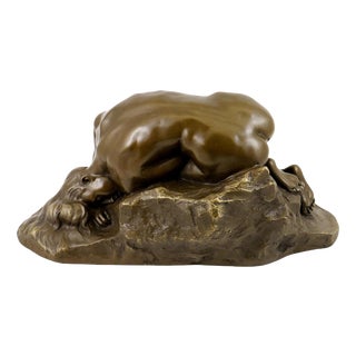 Modern Brown Patinated Sculpture, 20th Century, Bronze For Sale