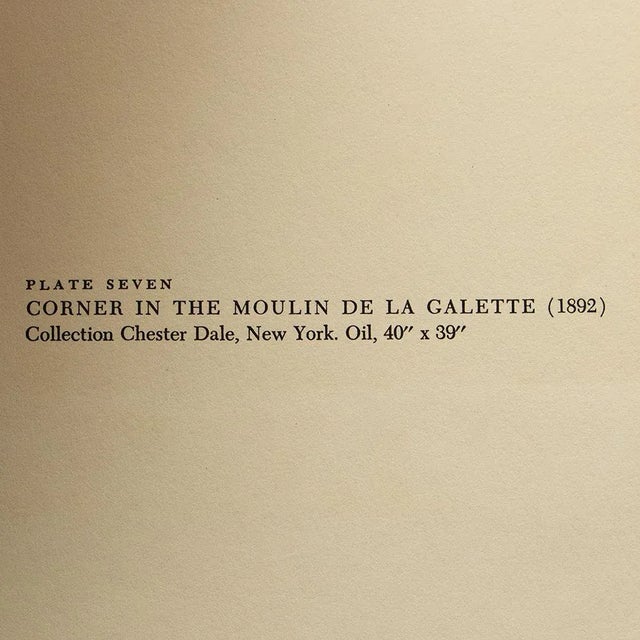 1950s After Toulouse-Lautrec "Corner in the Moulin De La Galette" Vintage Full Color Print For Sale - Image 4 of 8