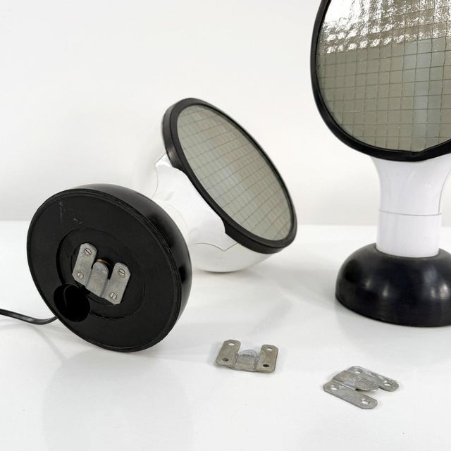 Black Drive Table Lamp attributed to Adalberto Dal Lago & Adam Thiani for Francesconi, 1970s For Sale - Image 8 of 10