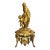 French Louis XV Style Ormolu Bronze Mantel Clock For Sale