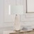 Kenneth Ludwig Chicago Palm Leaf White Table Lamp For Sale - Image 4 of 8