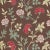 Sample - Schumacher Sheridan Linen Embroidery Fabric in Crimson For Sale