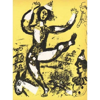1960 Marc Chagall Original Lithograph Le Cirque For Sale