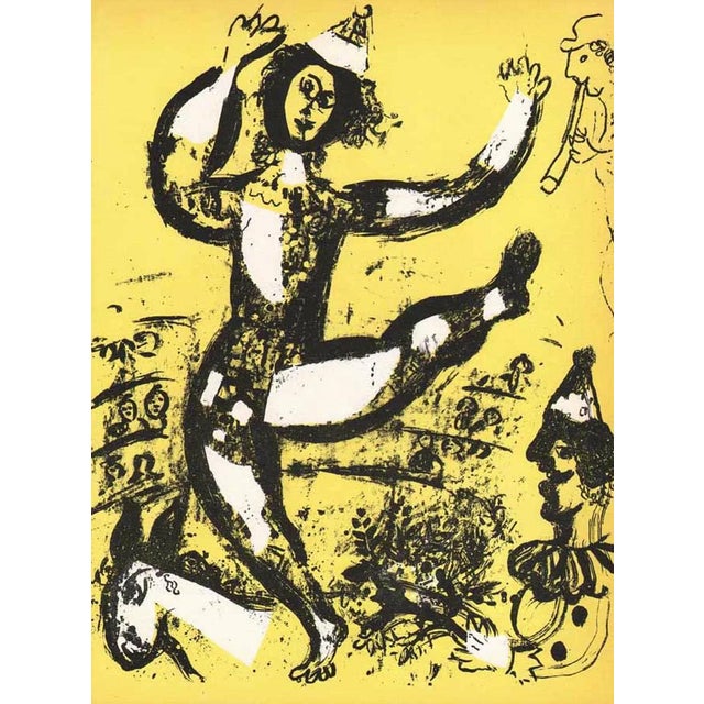 1960 Marc Chagall Original Lithograph Le Cirque For Sale