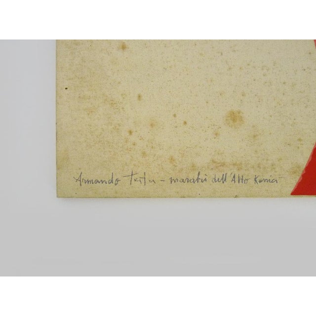 Armando Testa, Marabu dell'alto Kenia, Silkscreen Print, 1976 For Sale - Image 7 of 10