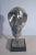 Abstract Cast Metal Bust on Marble Base For Sale - Image 9 of 9