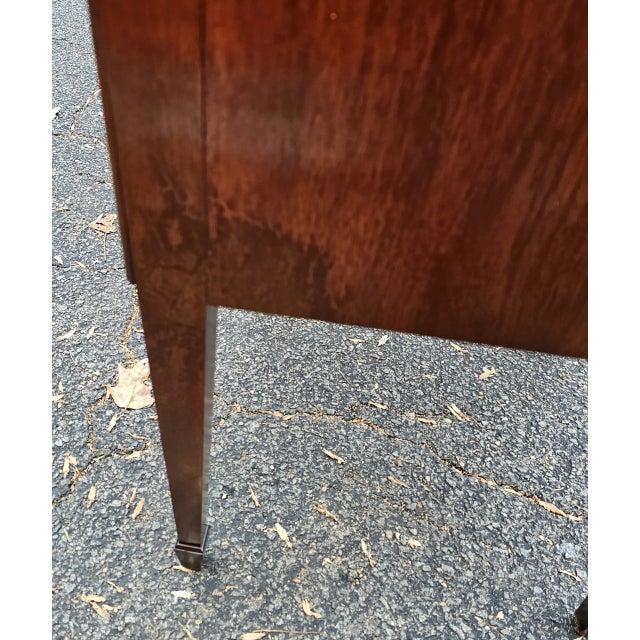 Early 20th Century Georgian Style Serpentine Mahogany Sideboard For Sale - Image 11 of 12