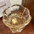 Mid-Century Modern Vintage Murano Style Glass Gold Flake Drooping Glass Vase For Sale - Image 3 of 9