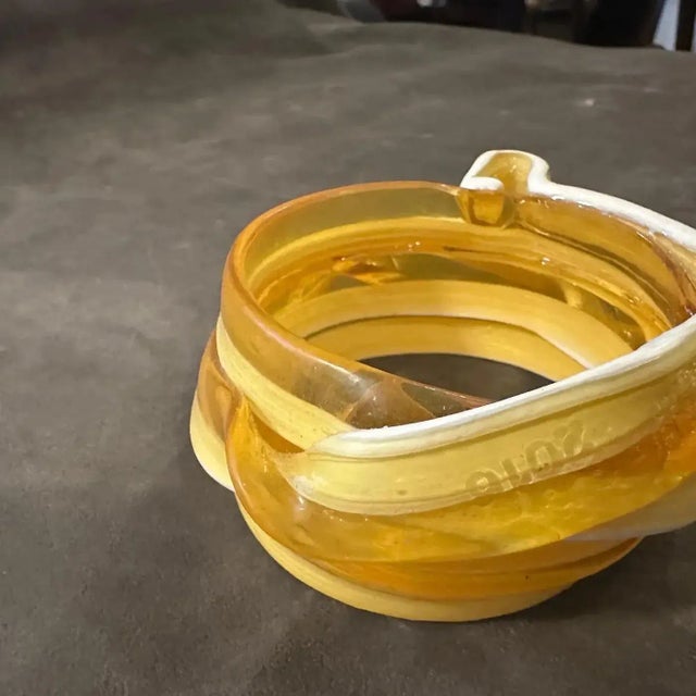 Gaetano Pesce A Vintage 2016 Century Rubber Bangle Bracelet by Gaetano Pesce for Corsi Design For Sale - Image 4 of 9