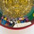 Great wedding gift!! Colorful hand-painted Mexican terracotta folk art wedding plate featuring a detailed village scene...