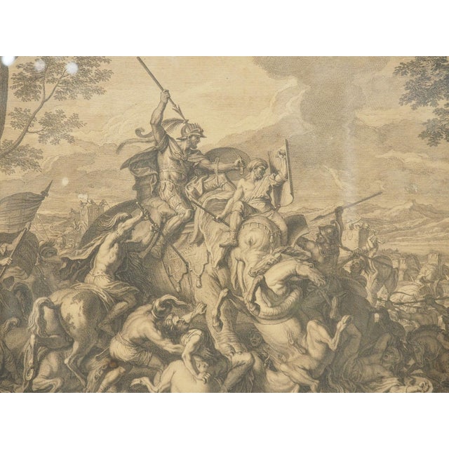Late 18th Century French Lithograph in Giltwood Frame, After Charles Le Brun For Sale - Image 15 of 18