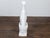 White Midcentury Italian White Porcelain Sculpture of a Calm, Sitting Greyhound For Sale - Image 8 of 12