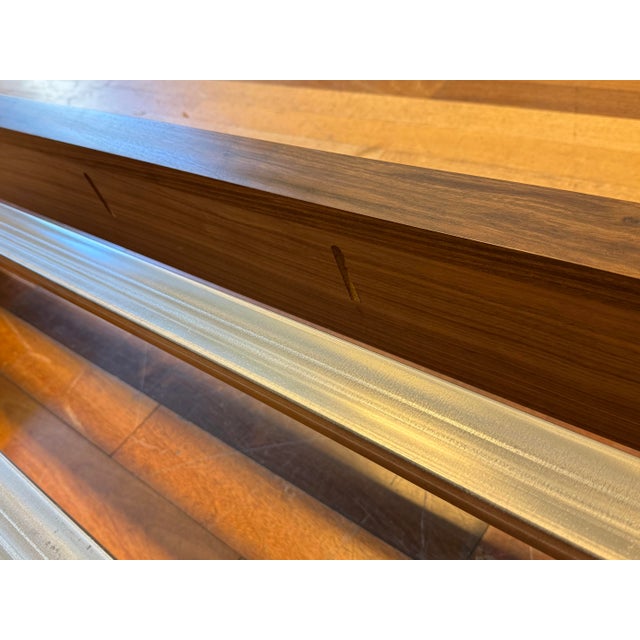 Queen Size Room & Board Emerson Bed Frame For Sale - Image 11 of 12