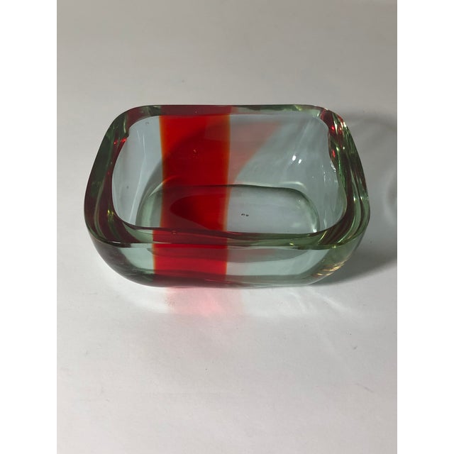 Mid 20th Century Mid 20th Century Murano Sommerso Alexandrite Glass Geode Bowl For Sale - Image 5 of 14