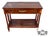 Vintage Northern Furniture Co. Regency Mahogany Console Table Entryway Hall For Sale