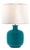 Lakewood Lamp, Crackled Turquoise For Sale