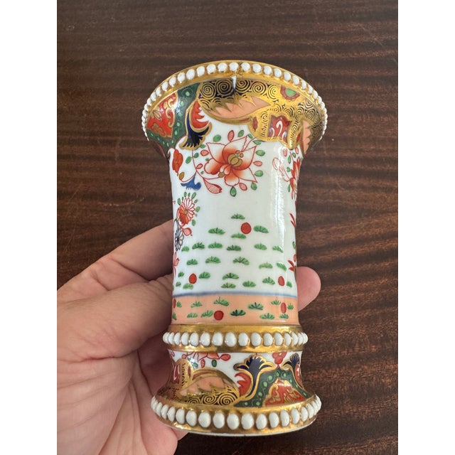 Early 19th Century Spode Imari Spill Vase For Sale - Image 9 of 12