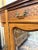 Bow Front Walnut Display Cabinet with Beveled Glass Doors For Sale - Image 3 of 11