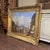 Rich in architectural detail and ceremonial atmosphere, this large antique oil painting depicts the Corpus Christi...
