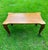 American Antique, Tiger Oak, Coffee Table With Cabriole Legs, Eagle’s Talon Feet, and Wooden Casters, 1870’s For Sale - Image 3 of 12