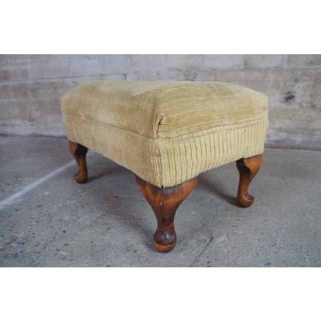 Antique Oak Rocking Chair & Ottomana Pair Chairish