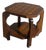 Art Deco Oak Side Table, 1940s For Sale