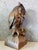 Solid hand-carved wooden owl – heavy sculpture – ca. 1960 Beautiful and characterful hand-carved owl sculpture made of...