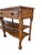 Bassett Country French Console Table Vintage Provincial Wood Sofa Server 2 Drawer For Sale In Philadelphia - Image 6 of 12