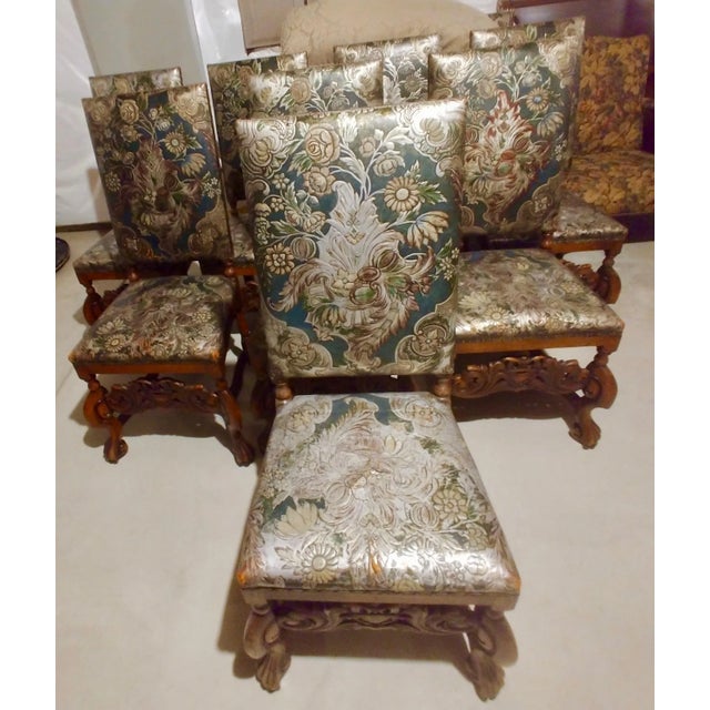 Early 20th Century Spanish Revival Dining Chairs - Set of 10 For Sale - Image 9 of 9