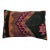 Large Pillow Made from Vintage Bohemian Kilim For Sale