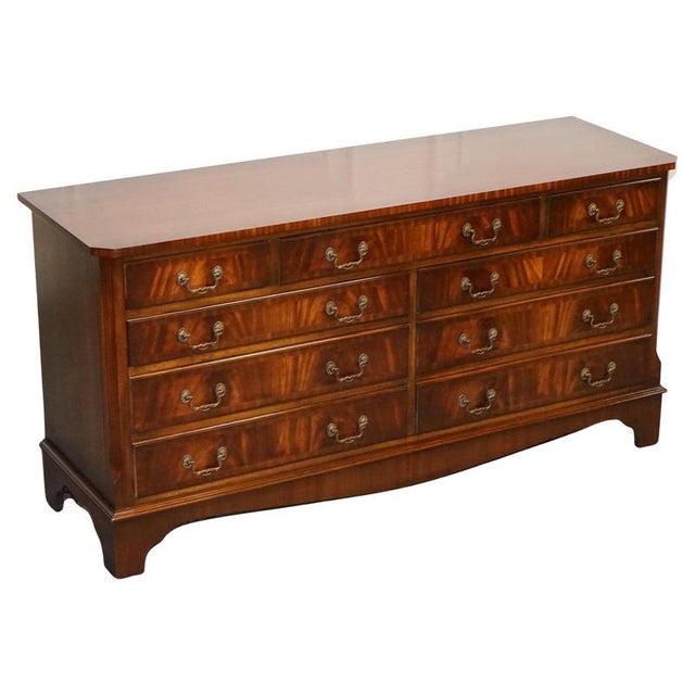 Vintage Bevan Funnel Hardwood Sideboard Bank of Drawers For Sale - Image 16 of 16