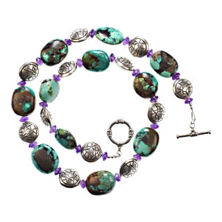 Hubei Turquoise Necklace For Sale