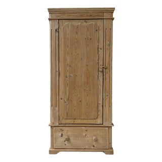 English Pine Bonnetière, 1890s For Sale