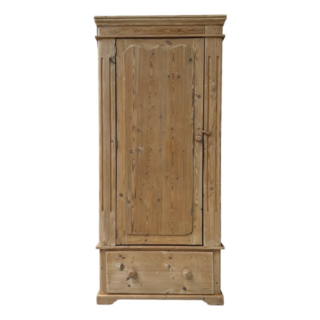 English Pine Bonnetière, 1890s For Sale