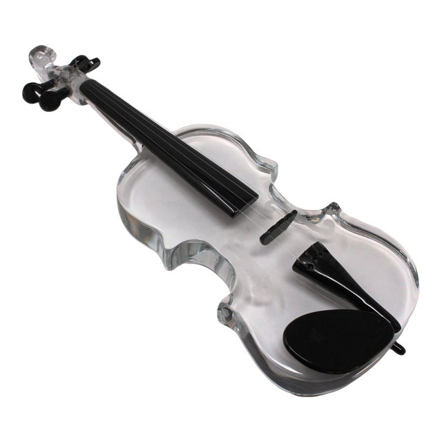 Murano Glass Violin by Pino Signoretto For Sale