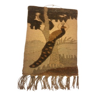 1960s Vintage Macrame Wall Hanging For Sale