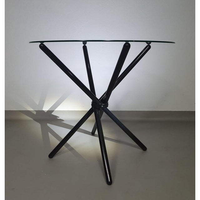 Italian Folding Table with Aluminium Frame, 1980s For Sale - Image 3 of 16