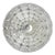Large Round Op Art Glass Flush Mount from Peill & Putzler, 1970s For Sale
