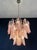 Italian Vintage Pink Murano Glass Lattimo Rondini Chandelier, 1990s For Sale - Image 15 of 17