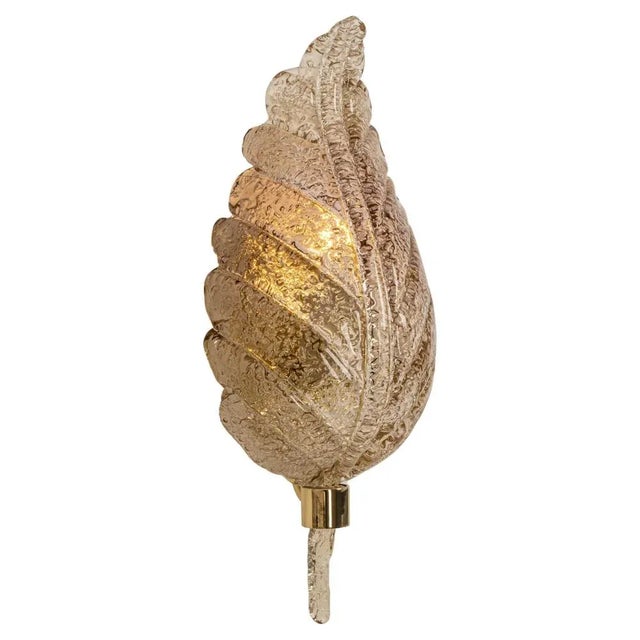 Large Murano Glass Wall Sconce by Hillebrand, Germany, 1970s For Sale - Image 11 of 11