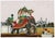 Indian Company School, Caparisoned Elephant with Howdah, 1800s, Gouache on Paper For Sale - Image 5 of 9
