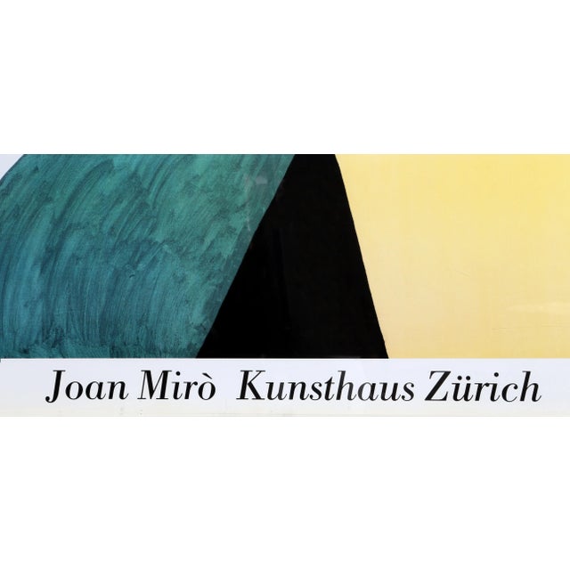 Abstract Kunsthaus Zurich, Joan Miro For Sale - Image 3 of 6