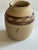 Traditional Handmade Tan and Brown Pottery Vase For Sale - Image 3 of 6