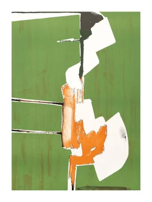 Dimitri Petrov "Abstract Handstand" Lithograph